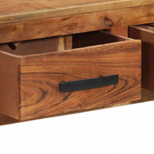 Servantă cu 3 sertare, 110 x 30 x 80 cm, lemn masiv de acacia - V338032V - Img 4