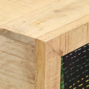 Servanta cu petice, 70 x 35 x 75 cm, lemn masiv de mango - V286139V - Img 2