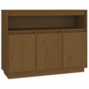 Servantă, maro miere, 104,5x34x80 cm, lemn masiv de pin - V814392V