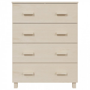Servantă, maro miere, 79x40x103,5 cm, lemn masiv de pin - V340424V - Img 3