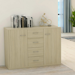 Servanta, stejar Sonoma, 88 x 30 x 65 cm, PAL - V800687V