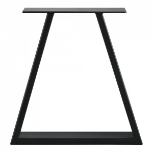 Set 2 bucati picioare masa, 40 x 10 x 40 cm, metal/negru - P65541996 - Img 3
