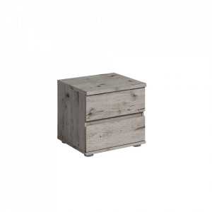 Set 2 noptiere, gri, 47x41x43 cm - TP303834