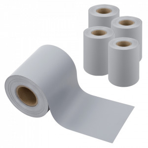 Set 4 bucati folie gard 140 m, PVC gri deschis mat (RAL 7040) - P79660029 - Img 2