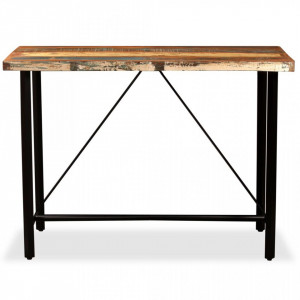 Set mobilier de bar, 5 piese, lemn masiv reciclat - V275143V - Img 3