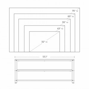 SOCTVI8 - Comoda TV stil Industrial, 140 x 40 x 52 cm - Img 4