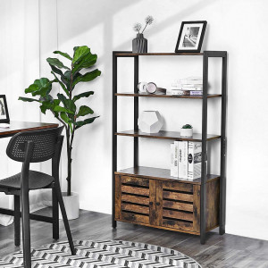 SORAI14 - Rafturi carti, biblioteca stil Industrial, 70 x 30 x 121.5 cm - Img 3
