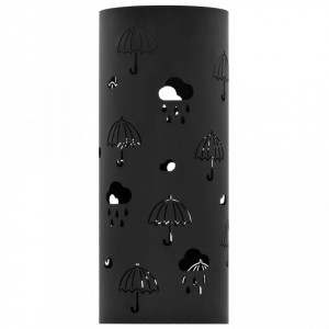 Suport pentru umbrele, model umbrelute, otel, negru - V246804V - Img 2