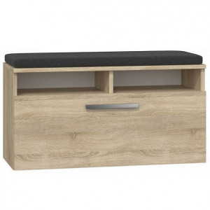TEBAS102 - Bancuta, pantofar 85 x 35 x 46 cm, Sonoma