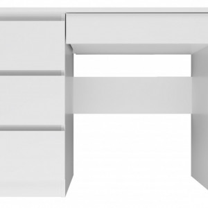 TEBIA118 - Birou, masa de scris, 98 x 51 x 76 cm, Alb, PAL - Img 2
