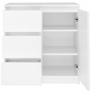 TECOA156 - Comoda, 200 x 40 x 75 cm, Alb - Img 2