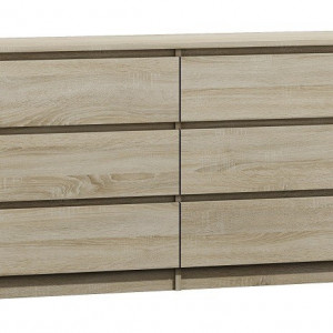 TECOS106 - Comoda 120 x 30 x 77 cm, Sonoma - Img 1