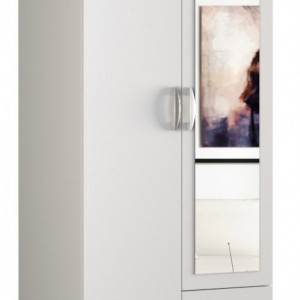 TEDUA120 - Dulap sifonier 80 x 52 x 205 cm, Alb-Mat - Img 2
