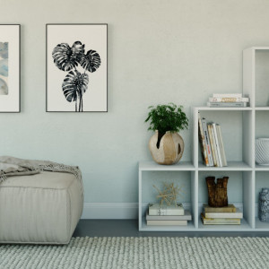 TERAA102 - Raft, biblioteca 115 x 30 x 115 cm, Alb-Mat - Img 2