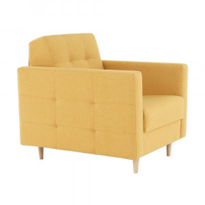 Ansamblu tapiţat, material muştar, 207x94x92 cm - TP213652 - Img 13