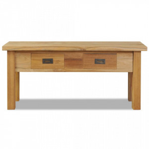 Bancă pentru hol, lemn masiv tec, 90x30x40 cm - V244486V