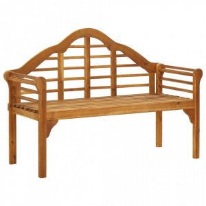 Bancă regală de grădină cu pernă, 135 cm, lemn masiv acacia - V3061416V