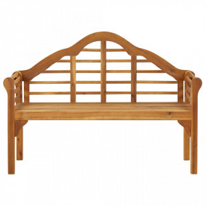 Bancă regală de grădină cu pernă, 135 cm, lemn masiv de acacia - V3061429V - Img 3