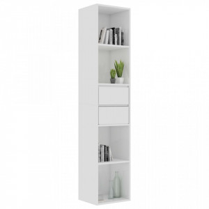 Biblioteca, alb extralucios, 36 x 30 x 171 cm, PAL - V802873V - Img 3
