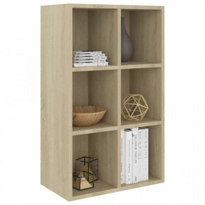 Biblioteca/Servanta, stejar Sonoma, 66 x 30 x 97,8 cm, PAL - V800345V - Img 3