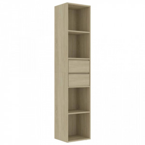 Biblioteca, stejar Sonoma, 36 x 30 x 171 cm, PAL - V802870V - Img 2