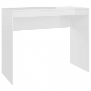 Birou, alb foarte lucios, 90 x 40 x 72 cm, PAL - V800384V - Img 2