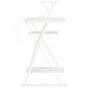 Birou cu raft, alb, 116 x 50 x 93 cm - V20287V - Img 3