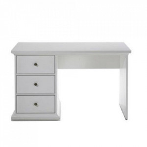 Birou, măsuţă, masă PC albă şi sonoma, 130 cm - TP149848 - Img 6