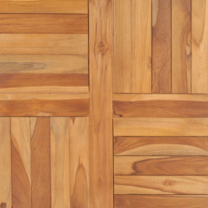 Blat de masa, 70 x 70 x 2,5 cm, lemn masiv de tec - V48989V - Img 2