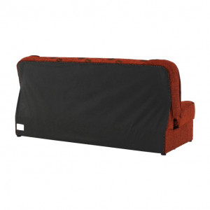 Canapea extensibilă, material textil cărămiziu/model, 194x86x95 cm - TP150971 - Img 8