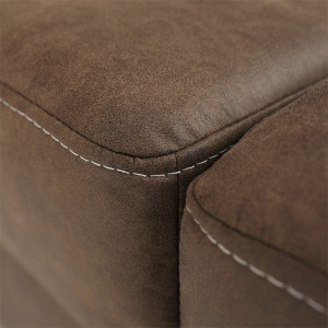 Colţar, 275x220x85/100 cm, material maro/violet deschis, dreapta - TP210944 - Img 3