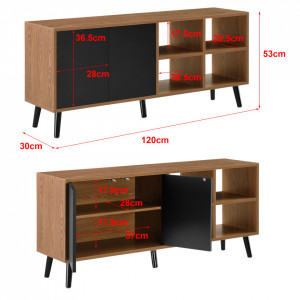 Comoda cu 2 usi Push-Open si 4 rafturi - P76973409 - Img 4