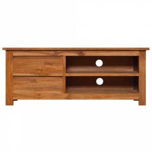Comoda TV, 100 x 30 x 40 cm, lemn masiv de tec - V289081V - Img 3