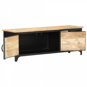 Comoda TV, 120 x 30 x 40 cm, lemn masiv de mango - V289101V - Img 3