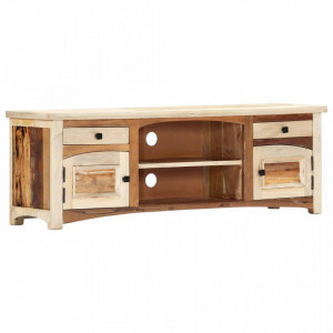 Comoda TV, 120 x 30 x 40 cm, lemn masiv reciclat - V282729V