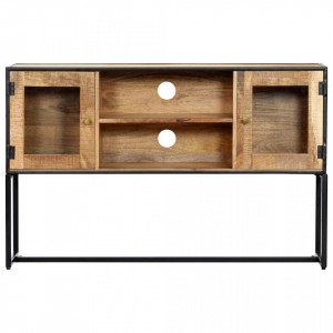 Comoda TV, 120 x 30 x 75 cm, lemn masiv reciclat - V248105V - Img 2