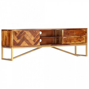 Comoda TV, 140x30x45 cm, lemn masiv de sheesham - V247998V