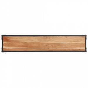 Comoda TV, 150 x 30 x 40 cm, lemn masiv de acacia - V320932V - Img 3