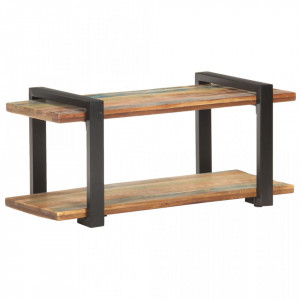 Comoda TV, 90 x 40 x 40 cm, lemn masiv reciclat - V320494V