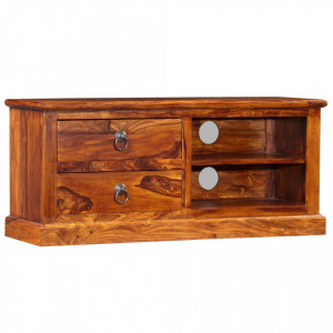 Comoda TV Lemn masiv de sheesham, 90x30x40 cm - V245160V