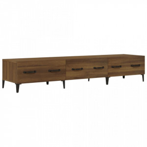 Comodă TV, stejar maro, 150x34,5x30 cm, lemn prelucrat - V817512V