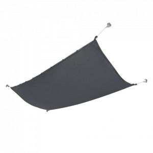 Copertina pentru soare, retractabila, 140 x 420 cm, gri inchis - P74156823