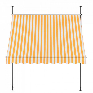 Copertina protectie solara, galben/alb, 300 x 120 x 200-300 cm - P74798041 - Img 4