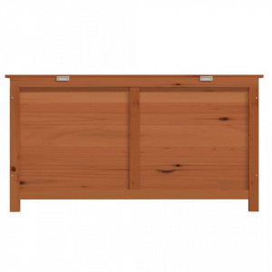 Cutie de perne de exterior maro 100x50x56 cm lemn masiv brad - V152169V - Img 4