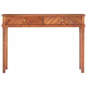 Dulap consola, 110 x 40 x 76 cm, lemn masiv de acacia - V286574V - Img 3