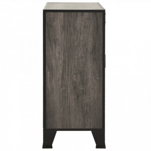 Dulap de depozitare,gri,72x36x82cm,metal și MDF - V335908V - Img 4