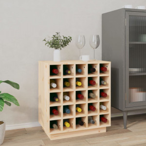 Dulap de vinuri, 55,5x34x61 cm, lemn masiv de pin - V821527V - Img 2