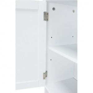 Dulăpior deasupra la WC, alb, 65x22,5x155 cm - TP228317 - Img 5