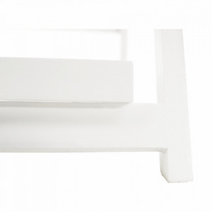 Etajeră multifuncţională, albă, lemn masiv - TP273595 - Img 17