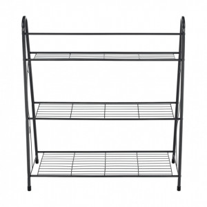 Etajeră, pantofar cu 3 rafturi, gri închis, 63x72x31 cm - TP275002 - Img 6